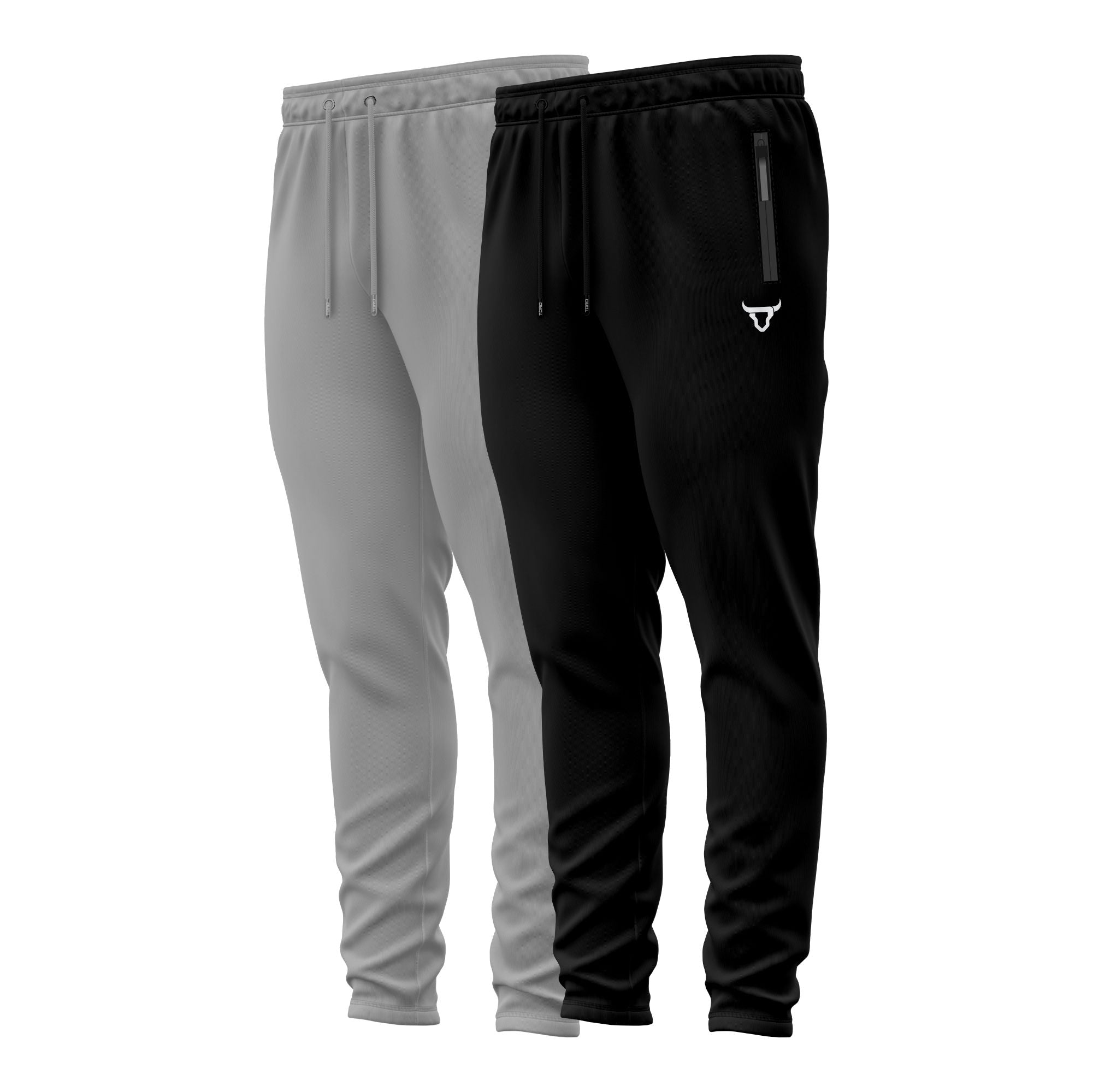 Toro Activa Mens Fleece Joggers - Black/Grey 2XL TORO ACTIVA