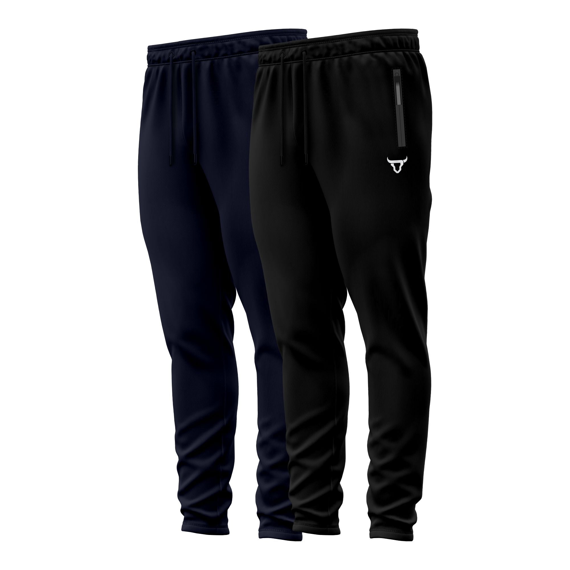 Toro Activa Mens Fleece Joggers - Black/Navy 2XL TORO ACTIVA