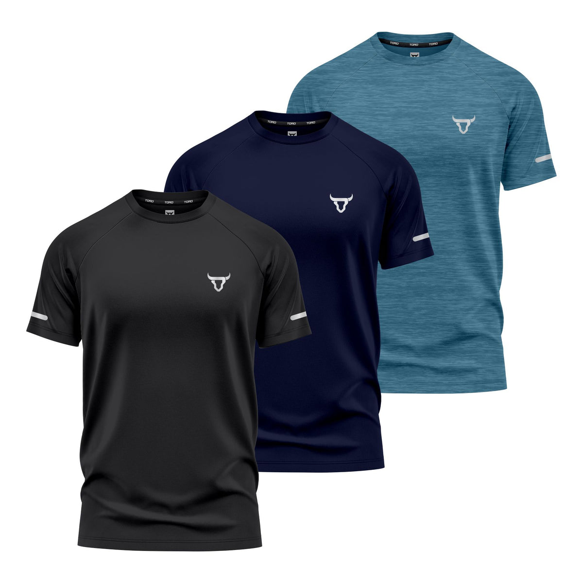 Toro Activa Men Short Sleeve T-Shirts Set of 3
