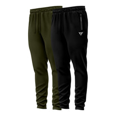 Toro Activa Mens Fleece Joggers - Black/Olive TORO ACTIVA