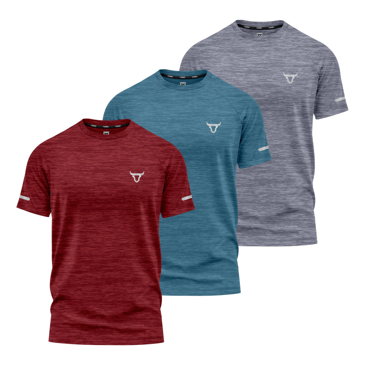 Toro Activa Men Short Sleeve T-Shirts Set of 3