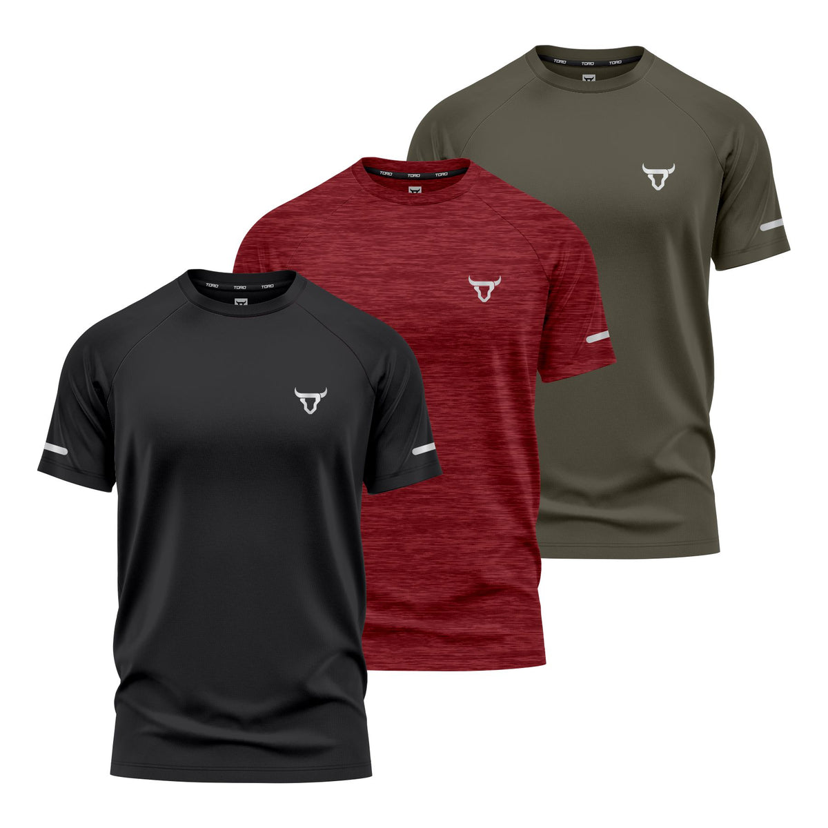 Toro Activa Men Short Sleeve T-Shirts Set of 3