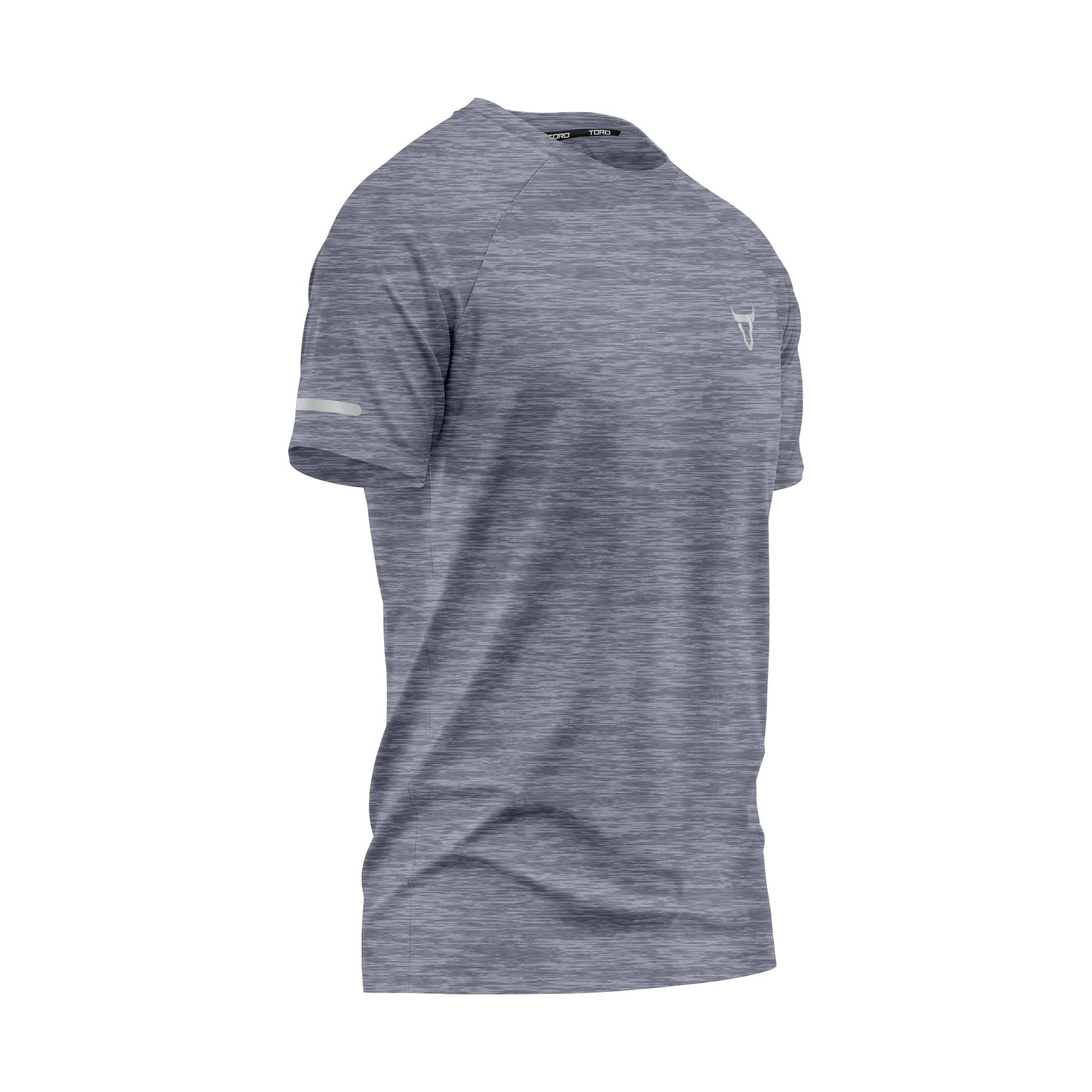 Toro Activa Men Short Sleeve T-Shirts Workout Melange grey