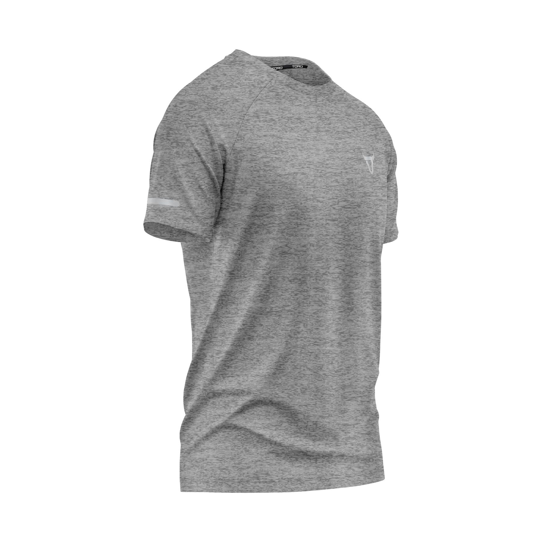 Toro Activa Men Short Sleeve T-Shirts Workout Sea Grey
