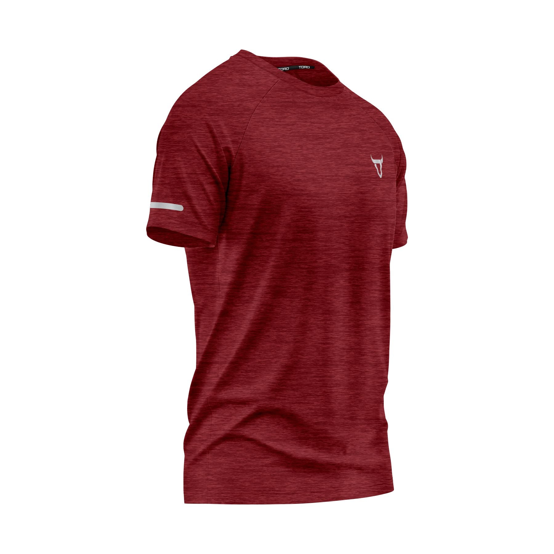 Toro Activa Men Short Sleeve T-Shirts Workout Melange Red