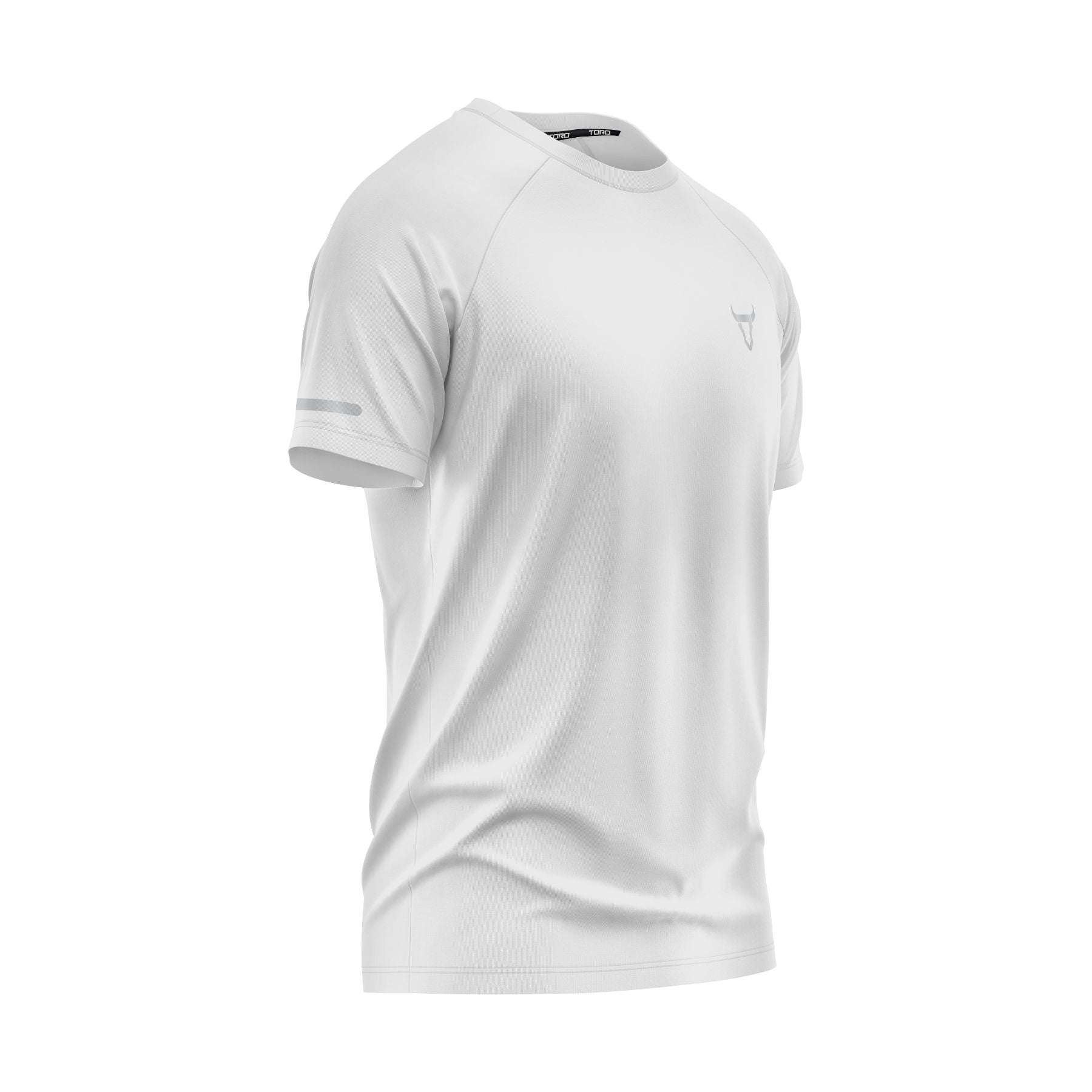 Toro Activa Men Short Sleeve T-Shirts Workout White