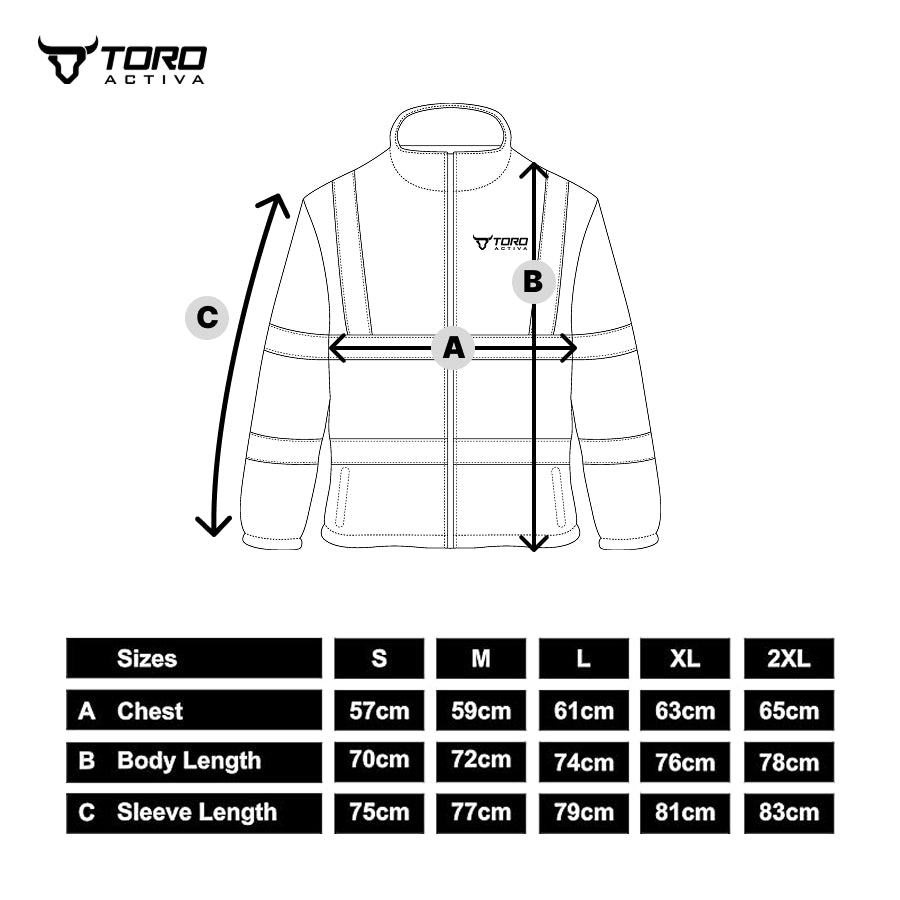 Toro Activa Safety pullover Workwear Blue Hoodie - HV808 TORO ACTIVA