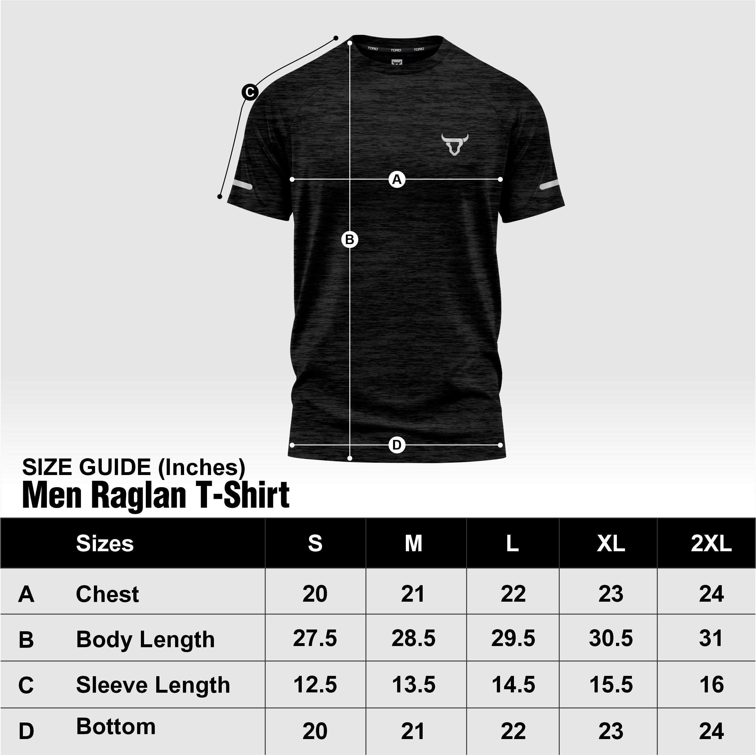 Toro Activa Men Short Sleeve T-Shirts Workout Melange Black