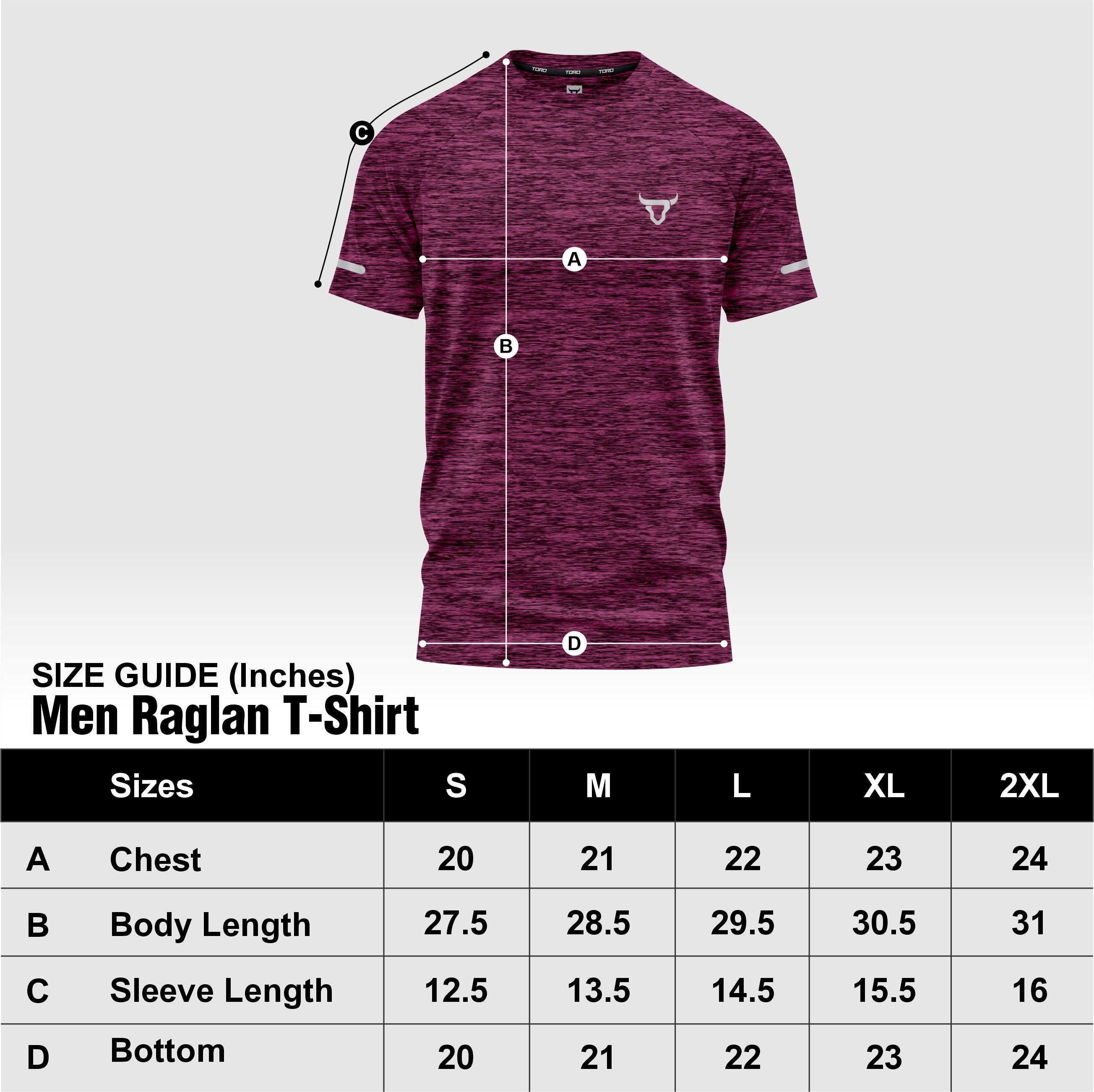 Toro Activa Men Short Sleeve T-Shirts Workout Melange Maroon
