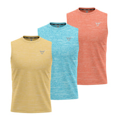 Essentials Milange Tank Top Set of 3